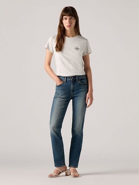 Levi's Dżinsy "724" - Regular fit - w kolorze niebieskim rozmiar: W28/L30. Niebieskie jeansy Levi's®, l, z aplikacjami, z podwyższonym stanem. Za 179.95 zł.