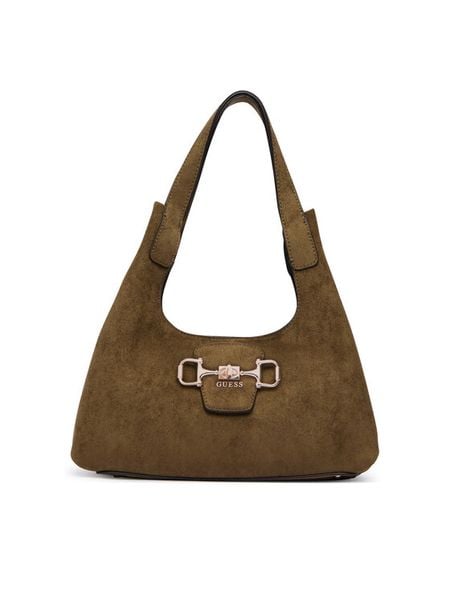 Guess Torebka Sunset HWSG23 14010 Khaki. Brązowe torebki klasyczne Guess, z aplikacjami, z materiału, bez dodatków. Za 584.99 zł.