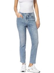 Heine Dżinsy - Slim fit - w kolorze błękitnym rozmiar: 42. Niebieskie jeansy Heine, bez wzorów, z podwyższonym stanem. Za 74.63 zł.
