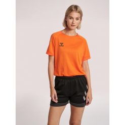 Damski jersey Hummel Lead. Brązowe koszulki sportowe Hummel, bez wzorów, z jersey, bez ramiączek, do piłki ręcznej. Za 138.00 zł.