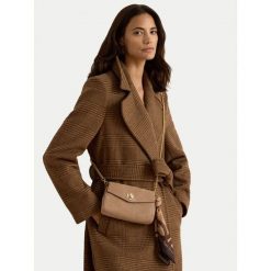 Torebka LAUREN RALPH LAUREN. Brązowe listonoszki Lauren Ralph Lauren, bez wzorów, bez dodatków. Za 1,199.00 zł.