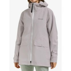 Kurtka przeciwdeszczowa damska Didriksons Gila Parka. Szare kurtki Didriksons, bez kaptura. Za 835.99 zł.