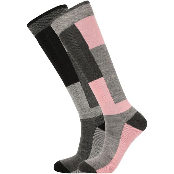 Skarpetki narciarskie Whistler Corsicana 2-Pack. Czerwone skarpety Whistler, bez wzorów. Za 89.99 zł.