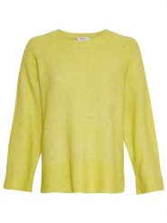 MOSS COPENHAGEN Sweter "Lisanora Hope" w kolorze żółtym rozmiar: L/XL. Żółte swetry Moss Copenhagen, l, bez wzorów, z poliamidu, bez ramiączek. Za 136.13 zł.