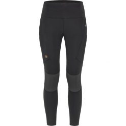 Spodnie trekkingowe damskie Fjallraven Abisko Trekking Tights Pro. Czarne spodnie sportowe Fjällräven, s, bez wzorów, trekkingowe. Za 439.99 zł.