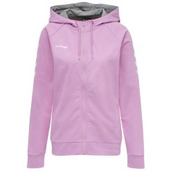 Bluza do piłki ręcznej damska Hummel hmlGO Zip z kapturem. Czerwone bluzy Hummel, na jesień, xs, bez wzorów, z kapturem. Za 239.00 zł.