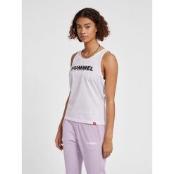Damski tank top Hummel Legacy. Białe topy Hummel, s, bez wzorów, bez kołnierzyka, bez ramiączek. Za 90.00 zł.