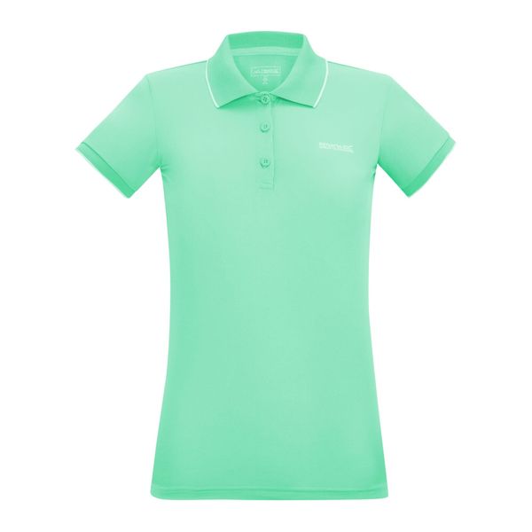 Damska Koszulka Polo Remex II. Czarne koszulki polo Regatta, bez wzorów, z jersey, bez kołnierzyka, bez ramiączek. Za 95.99 zł.