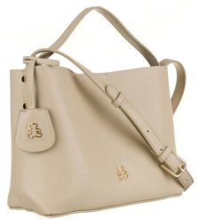 Koszyk ecru LuluCastagnette RACHID CREAME. Brązowe torebki klasyczne LuluCastagnette, bez wzorów, ze skóry ekologicznej, bez dodatków. Za 177.99 zł.