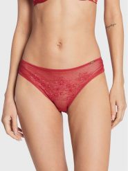 Gossard Figi klasyczne Glossies Lace 13003 Czerwony. Czerwone figi Gossard, xs, bez wzorów, z syntetyku. Za 59.99 zł.