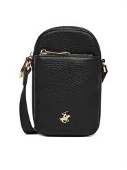 Beverly Hills Polo Club Torebka C-BHPC-L-004-08 Czarny. Czarne torebki klasyczne Beverly Hills Polo Club, bez wzorów, z materiału, bez dodatków. Za 99.99 zł.