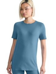 Sloggi Koszulka "Ever Ease" w kolorze błękitnym rozmiar: S. Niebieskie bluzki Sloggi, s, bez wzorów, bez kołnierzyka, bez ramiączek. Za 92.45 zł.