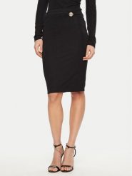Guess Spódnica ołówkowa 171103 Czarny Classic Fit. Czarne spódnice Guess, s, z aplikacjami, ołówkowe. Za 159.99 zł.