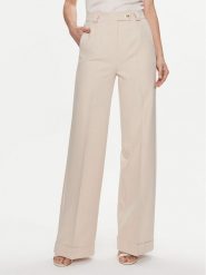 Maryley Spodnie materiałowe 24EB537/43GE Beżowy Relaxed Fit. Brązowe spodnie materiałowe Maryley, m, bez wzorów, z materiału. Za 169.99 zł.