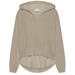 Bluza Deha Parachute Trim Hoodie Damskie. Brązowe bluzy Deha, l, bez wzorów, z bawełny, z kapturem. Za 468.99 zł.