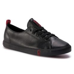 Trampki Big Star Shoes. Czarne trampki BIG STAR SHOES, bez wzorów, bez zapięcia. Za 89.99 zł.