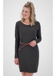 Alife and kickin Sukienka "Ellin" w kolorze czarnym rozmiar: L. Czarne sukienki Alife and Kickin, l, bez wzorów, ze skóry, bez kołnierzyka, bez ramiączek, mini. Za 82.99 zł.