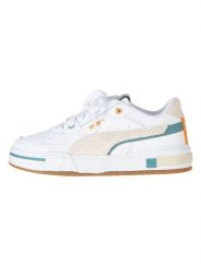 Puma Skórzane sneakersy "Pro Glitch Mix Jr" w kolorze białym rozmiar: 36. Białe trampki Puma, bez wzorów, bez zapięcia. Za 145.26 zł.