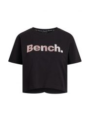 Bench Koszulka "Eryn" w kolorze czarnym rozmiar: 42. Czarne bluzki Bench, bez wzorów, z bawełny, bez kołnierzyka, bez ramiączek. Za 57.20 zł.