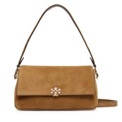 Torebka Tory Burch. Brązowe torebki klasyczne Tory Burch, bez wzorów, bez dodatków. Za 2,189.00 zł.