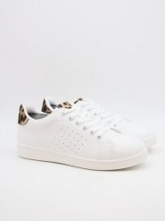 Bellucci Sneakersy w kolorze biało-jasnobrązowym rozmiar: 38. Białe trampki Bellucci, bez wzorów, bez zapięcia. Za 86.99 zł.