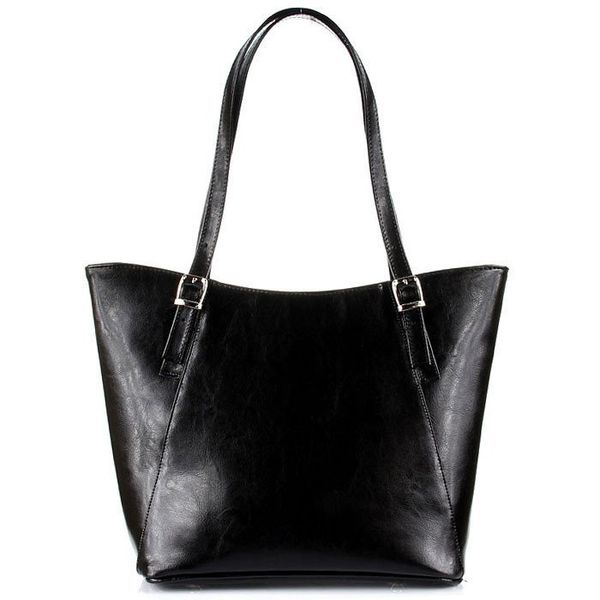 Torebka skórzana damska DAN-A T275 czarna. Czarne torebki klasyczne DAN-A, bez wzorów, ze skóry, bez dodatków. Za 369.99 zł.