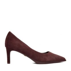 Szpilki GINO ROSSI. Czerwone szpilki Gino Rossi, bez wzorów, bez obcasa, na szpilce, bez zapięcia. Za 349.99 zł.
