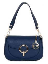 Mia Tomazzi Skórzana torebka "Ceresio" w kolorze granatowym - 22 x 14 x 4,5 cm rozmiar: onesize. Niebieskie torby na ramię Mia Tomazzi, bez wzorów, z materiału, na ramię, bez dodatków. Za 295.99 zł.