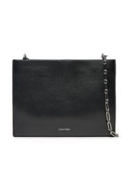 Calvin Klein Torebka Ck Night Square Crossbody K60K612794 Czarny. Czarne torebki klasyczne Calvin Klein, bez wzorów, ze skóry, bez dodatków. Za 309.99 zł.