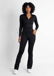 Damskie legginsy golfowe Ventura – Wysoki stan, modelujące, oddychające. Czarne legginsy FLAIRWAY GOLF, m, bez wzorów, z materiału, z podwyższonym stanem, na fitness i siłownię. Za 255.00 zł.