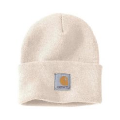 Czapka zimowa Carhartt Acrylic Watch Hat. Białe czapki Carhartt, bez wzorów. Za 76.00 zł.