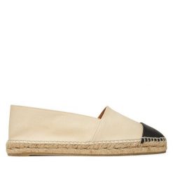 Espadryle Castañer. Brązowe espadryle Castañer, bez wzorów, bez obcasa, bez zapięcia. Za 529.99 zł.