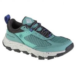 Buty trekkingowe damskie Columbia Hatana. Niebieskie trekkingi Columbia, z gumy, trekkingowe. W wyprzedaży za 443.50 zł.