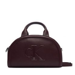 Torebka Calvin Klein. Czerwone torebki klasyczne Calvin Klein, bez wzorów, bez dodatków. Za 409.99 zł.
