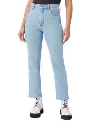 Wrangler Dżinsy "Wild West Canyon Bluestone" - Regular fit - w kolorze błękitnym rozmiar: W40/L32. Niebieskie jeansy Wrangler, l, z aplikacjami, z podwyższonym stanem. Za 152.98 zł.