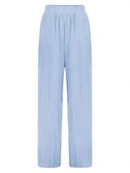 Sublevel Spodnie w kolorze błękitnym rozmiar: L. Niebieskie spodnie materiałowe Sublevel, na co dzień, l, bez wzorów, z materiału. Za 60.99 zł.