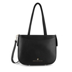 Torebka Beverly Hills Polo Club. Czarne torebki klasyczne Beverly Hills Polo Club, bez wzorów, bez dodatków. Za 219.99 zł.