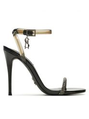 Steve Madden Sandały Balia SM11002882 Czarny. Czarne sandały Steve Madden, bez wzorów, z tworzywa sztucznego, bez obcasa, na szpilce, bez zapięcia. Za 359.99 zł.