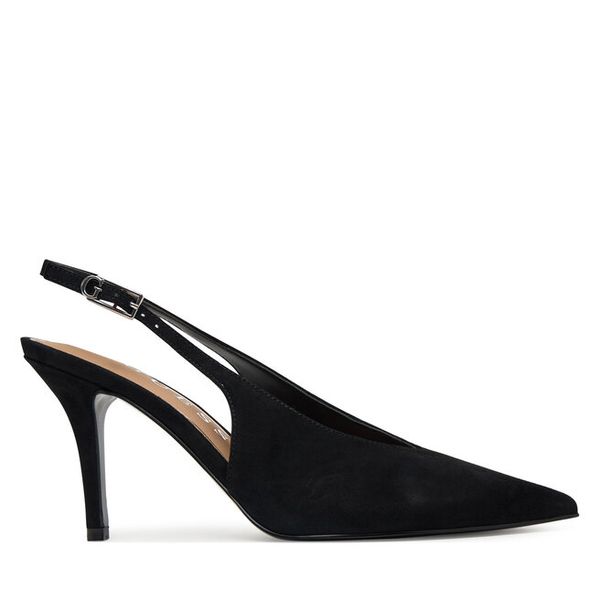 Szpilki Guess. Czarne szpilki Guess, z aplikacjami, bez obcasa, na szpilce, bez zapięcia. Za 579.99 zł.