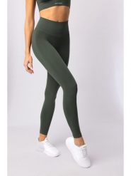 Spaio Legginsy sportowe "Flex 2.0" w kolorze khaki rozmiar: M. Brązowe legginsy Spaio, m, bez wzorów, z materiału, z podwyższonym stanem. Za 152.62 zł.