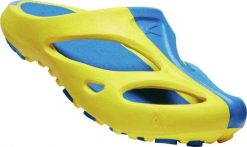 Klapki damskie Keen Shanti Yellow/Blue. Niebieskie klapki 909, bez wzorów, bez obcasa. Za 247.99 zł.