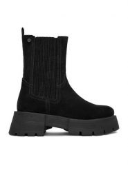 G-Star Raw Botki CEO-WI16-525-01 Czarny. Czarne botki G-Star Raw, bez wzorów, ze skóry, bez obcasa, na płaskiej podeszwie, bez zapięcia. Za 379.99 zł.