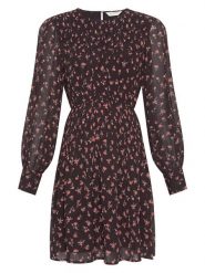 MOSS COPENHAGEN Sukienka "Evelda Orabella" w kolorze brązowo-różowym rozmiar: L. Brązowe sukienki Moss Copenhagen, l, bez wzorów, z wiskozy, bez kołnierzyka, bez ramiączek, mini. Za 208.99 zł.