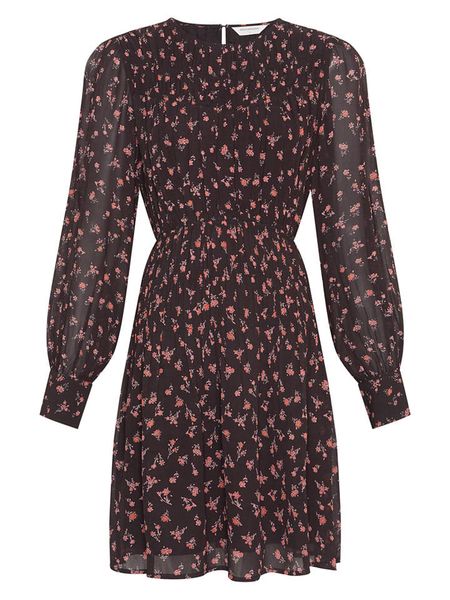 MOSS COPENHAGEN Sukienka "Evelda Orabella" w kolorze brązowo-różowym rozmiar: S. Brązowe sukienki Moss Copenhagen, s, bez wzorów, z wiskozy, bez kołnierzyka, bez ramiączek, mini. Za 174.02 zł.