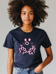 WOOOP Koszulka w kolorze granatowym rozmiar: XL. Niebieskie bluzki Wooop, xl, bez wzorów, bez kołnierzyka, bez ramiączek. Za 61.02 zł.