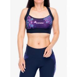 Stanik sportowy Crazy Bra Lightning. Fioletowe bielizna sportowa Crazy, s, bez wzorów. Za 356.99 zł.