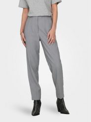 ONLY Chinosy Raven 15298565 Szary Regular Fit. Szare spodnie materiałowe Only, bez wzorów, z syntetyku. Za 89.99 zł.