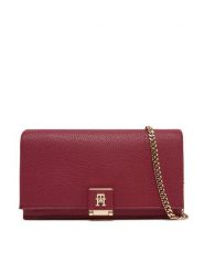 Tommy Hilfiger Torebka Th Her Flap W/Chain AW0AW17403 Czerwony. Czerwone torebki klasyczne TOMMY HILFIGER, bez wzorów, ze skóry, bez dodatków. Za 349.99 zł.