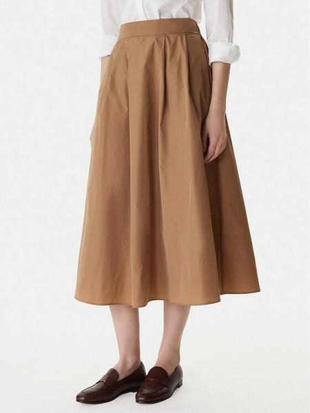 Marella Spódnica trapezowa Diva 2615101031 Brązowy Regular Fit. Brązowe spódnice Marella, bez wzorów, z syntetyku, trapezowe. Za 529.99 zł.