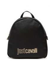 Just Cavalli Plecak 78RA4BBD ZS766 Czarny. Czarne plecaki Just Cavalli, bez wzorów, ze skóry. Za 479.99 zł.
